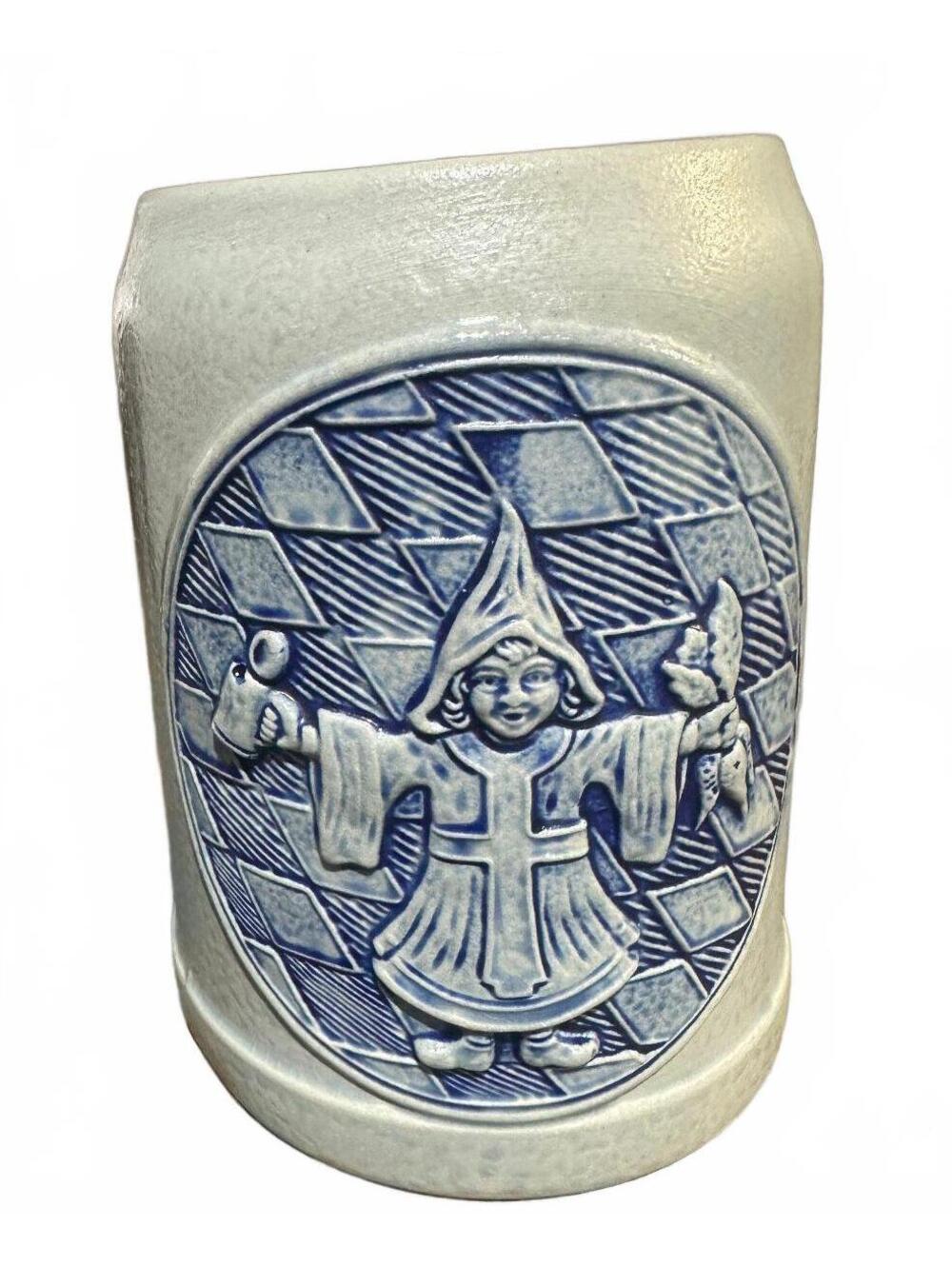 Reinhold Merkelbach German Stoneware Gnome Beer Stein